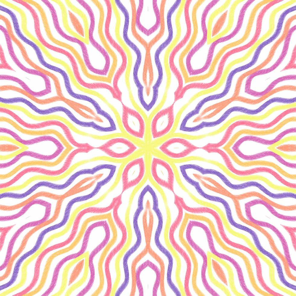 Abstract kaleidoscope background. Beautiful kaleidoscope seamless pattern. Multicolor mosaic texture. Seamless kaleidoscope texture. Unique kaleidoscope design vector
