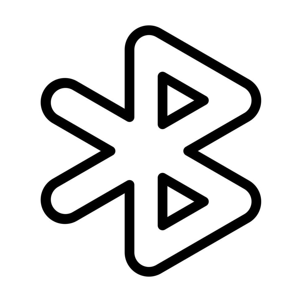 diseño de icono de bluetooth vector