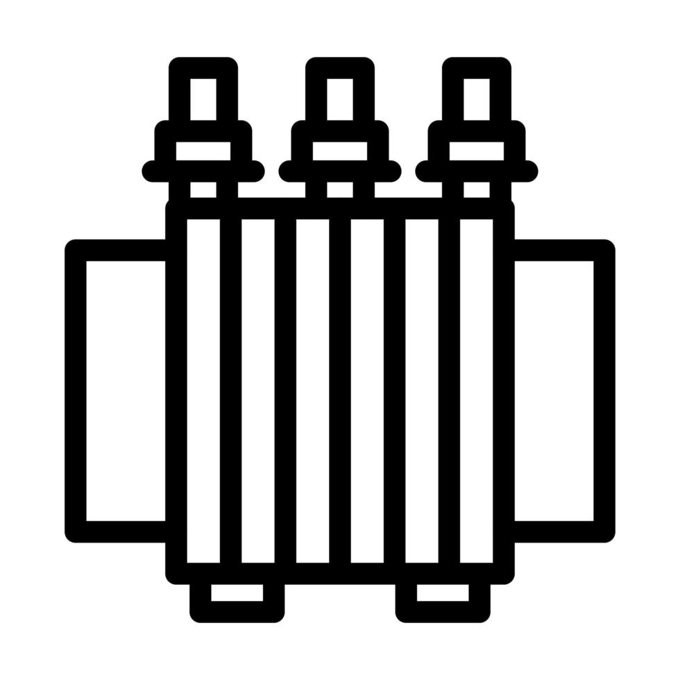 Power Transformer Icon Design vector