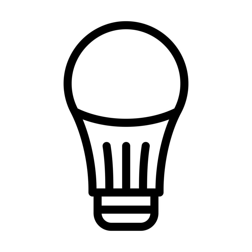 diseño de icono de luz led vector