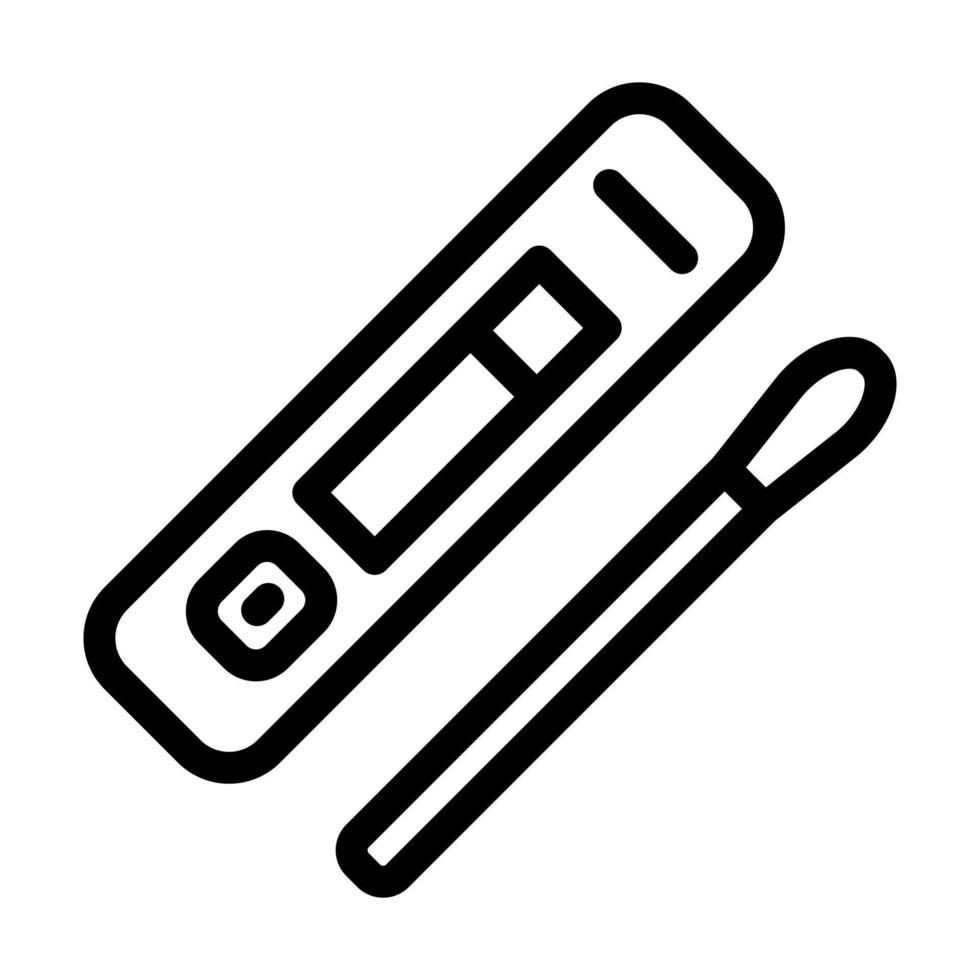 Rapid Test Icon Design vector