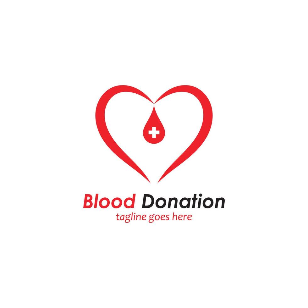 blood donation logo template design vector icon 11417951 Vector Art at