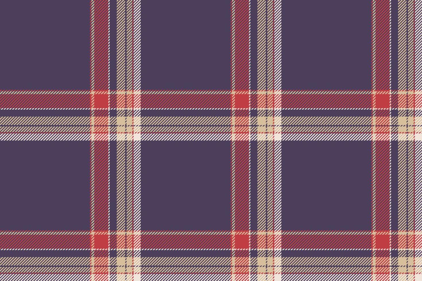 Plaid background, check seamless pattern in blue. Vector fabric texture for textile print, wrapping paper, gift card or wallpaper.