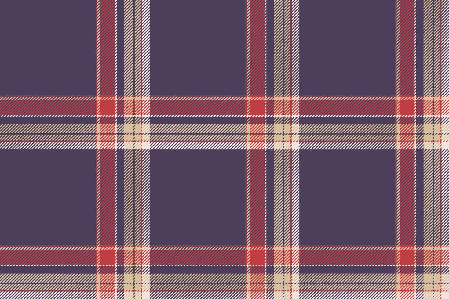 Plaid background, check seamless pattern in blue. Vector fabric texture for textile print, wrapping paper, gift card or wallpaper.