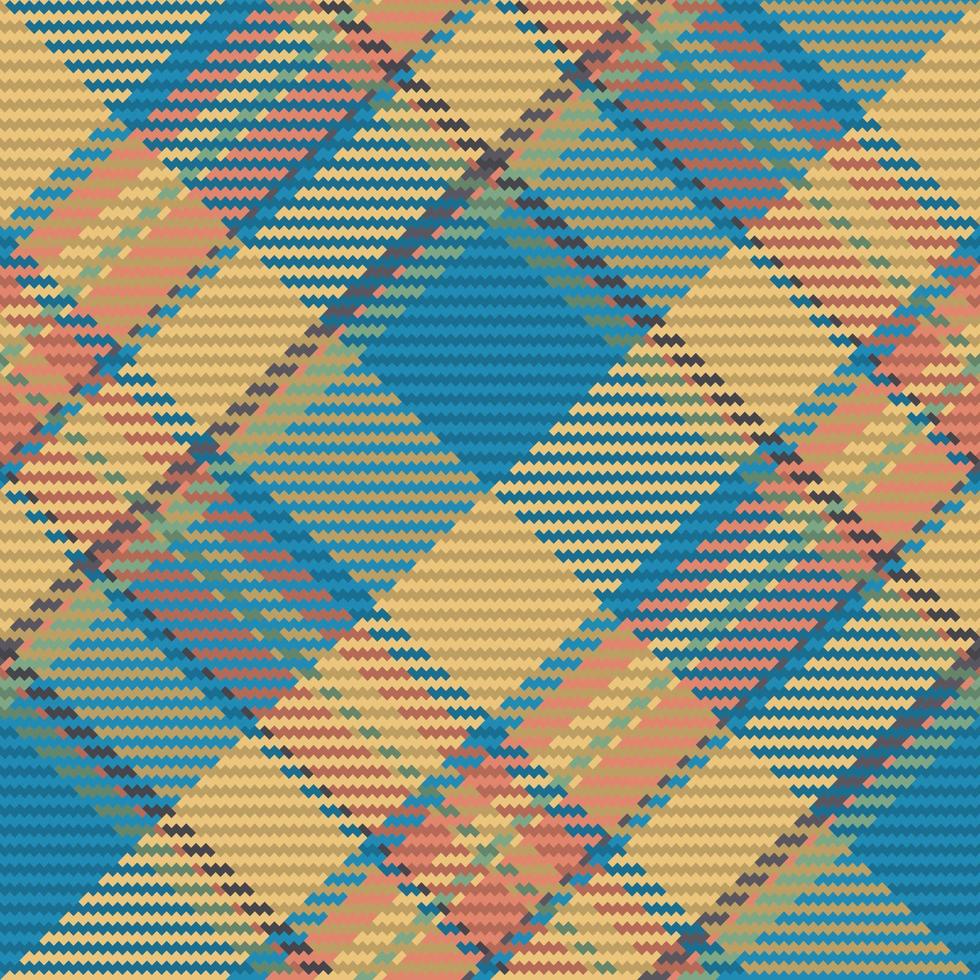 Seamless pattern of scottish tartan plaid. Repeatable background with check fabric texture. Vector backdrop striped textile print.