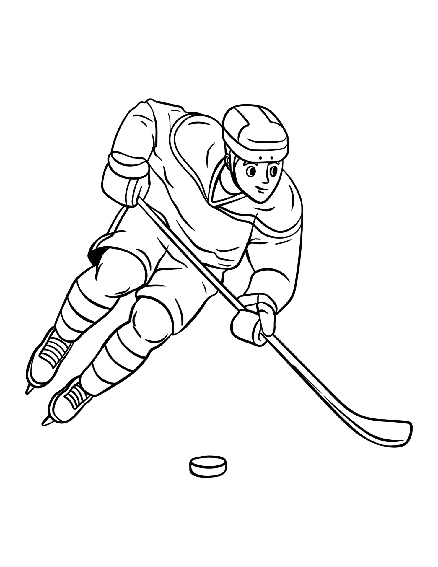 Ice Hockey Isolated Coloring Page For Kids 11418454 Vector Art At Vecteezy Ice Hockey Isolated Coloring Page For Kids 11418454 Vector Art At Vecteezy