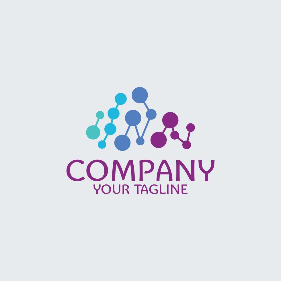 logo illustration intelligence, knowledge, brain. vector design