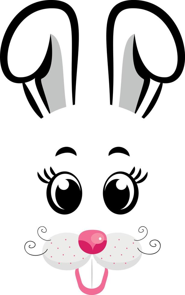 The rabbit is the symbol of 2023. Vector illustration