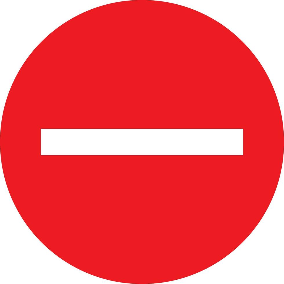 Warning sign flat design concept vector