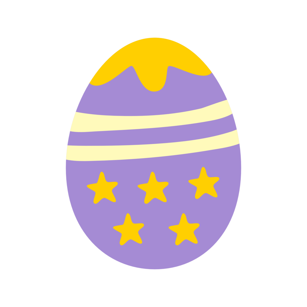 Easter Cute Painted Egg png