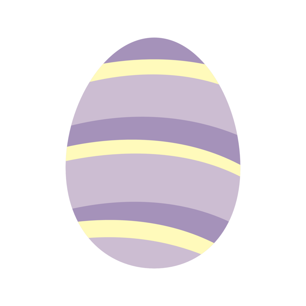 Easter Cute Painted Egg png