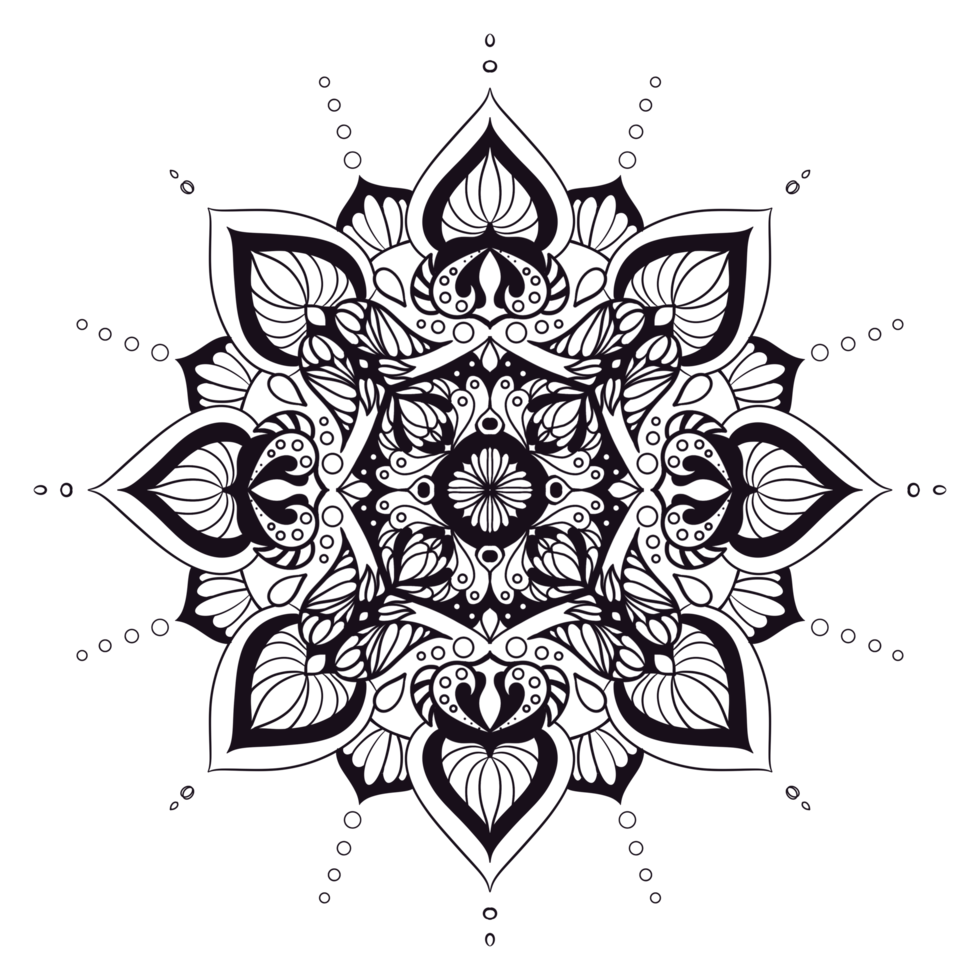 motif géométrique de mandalas, mandala chaud, fleur de vie arc-en-ciel avec  lotus, fleur de vie en lotus 9662333 PNG