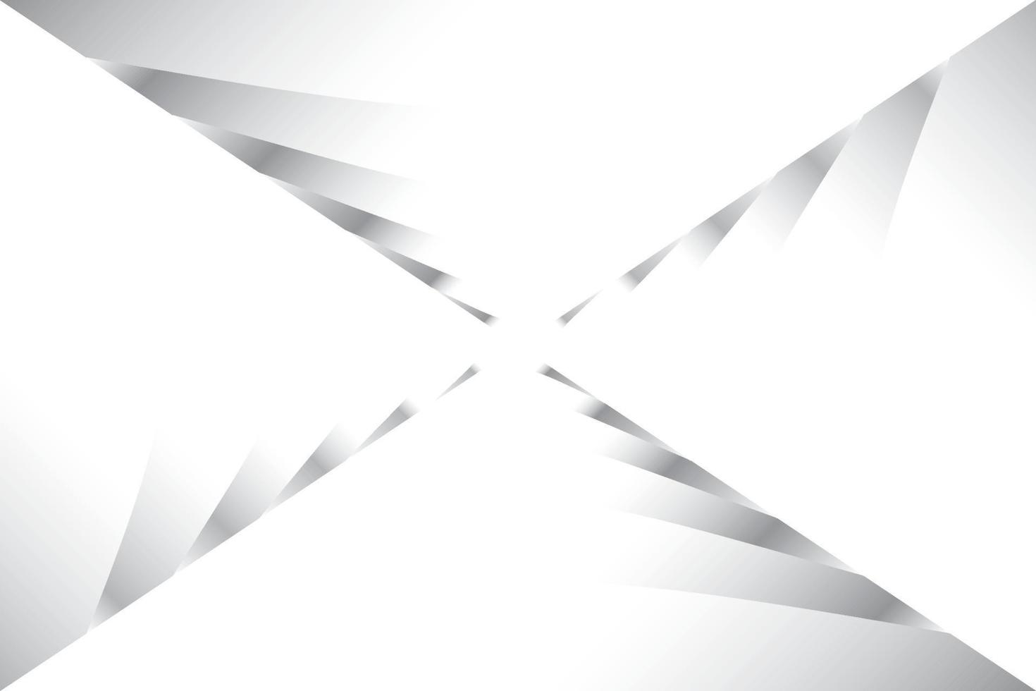 fondo geométrico abstracto de color blanco y gris. ilustración vectorial vector