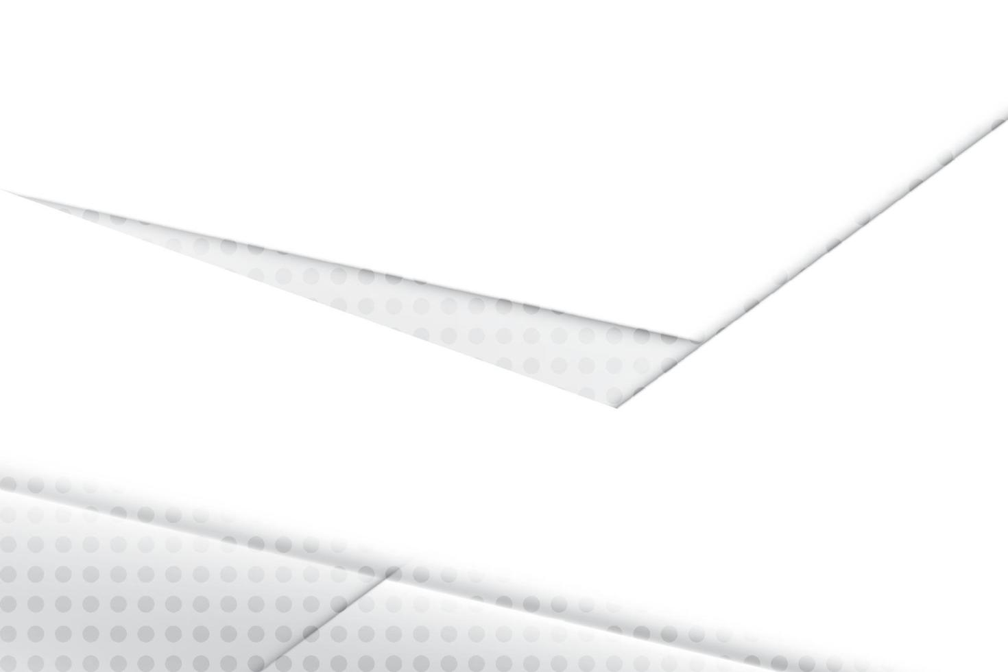 Abstract geometric white and gray color background. Vector illustration.