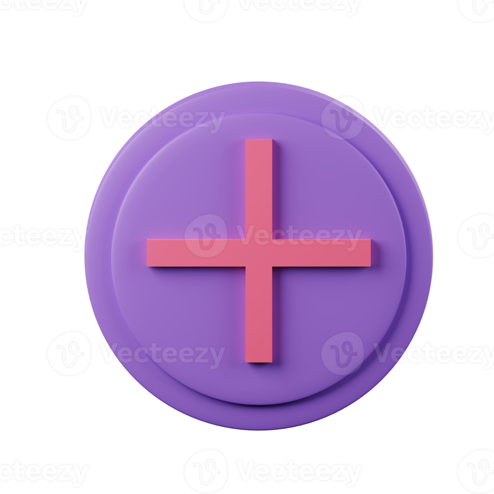 Add icon 3d png