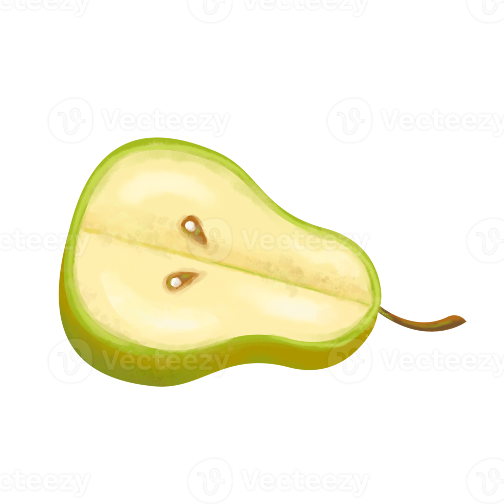 pear fruit cartoon png