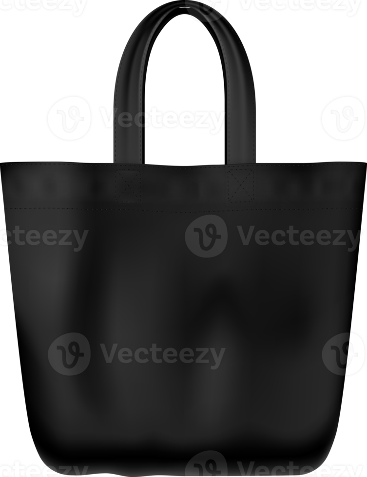 Textile   black tote bag png