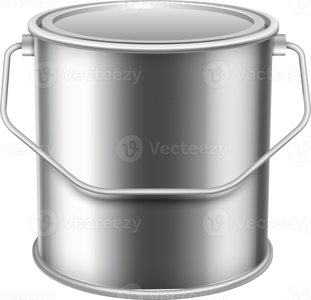 closed metalic  can with wall paint png