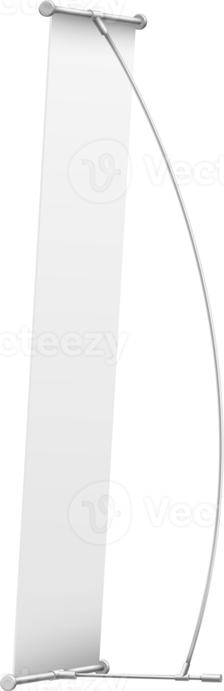 leeres L-Stand-Banner für den Innenbereich png