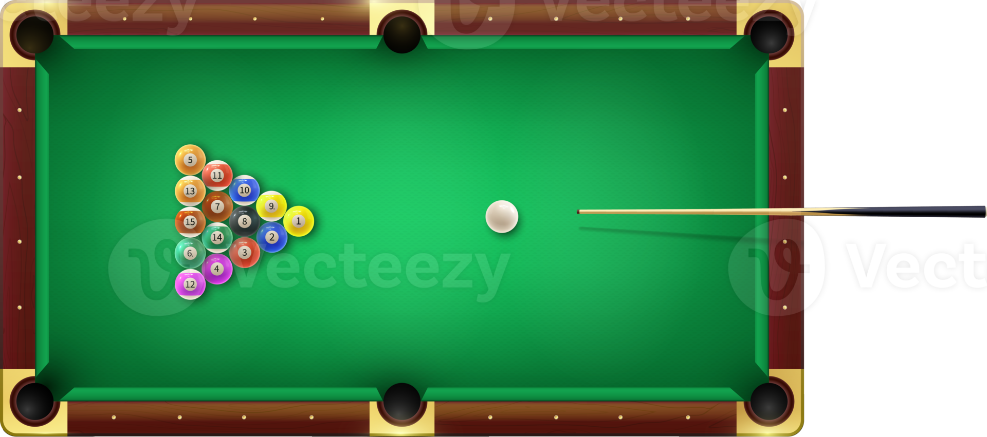 American  Pool table png