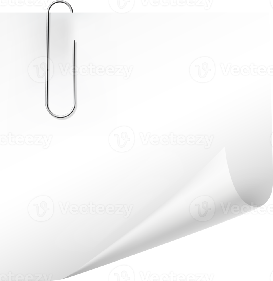 reminder sheet pinned with a paperclip png