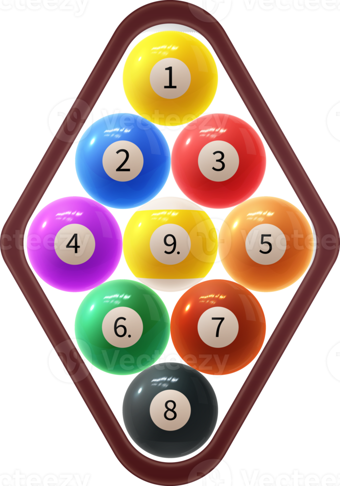 Diamond  pool ball racks png