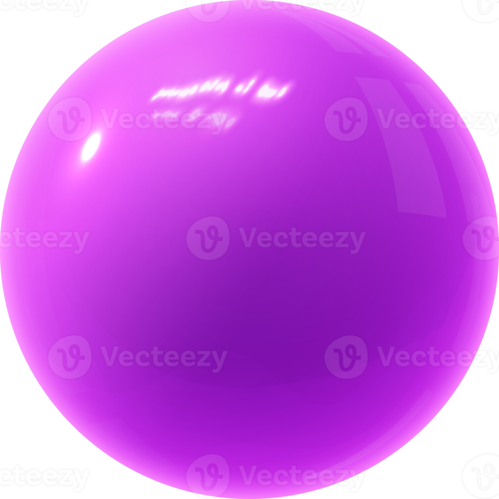 Pink glossy ball png