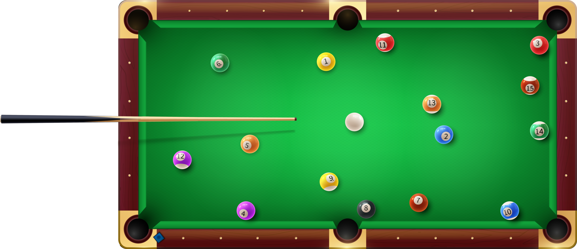 American Pool table 11421346 PNG