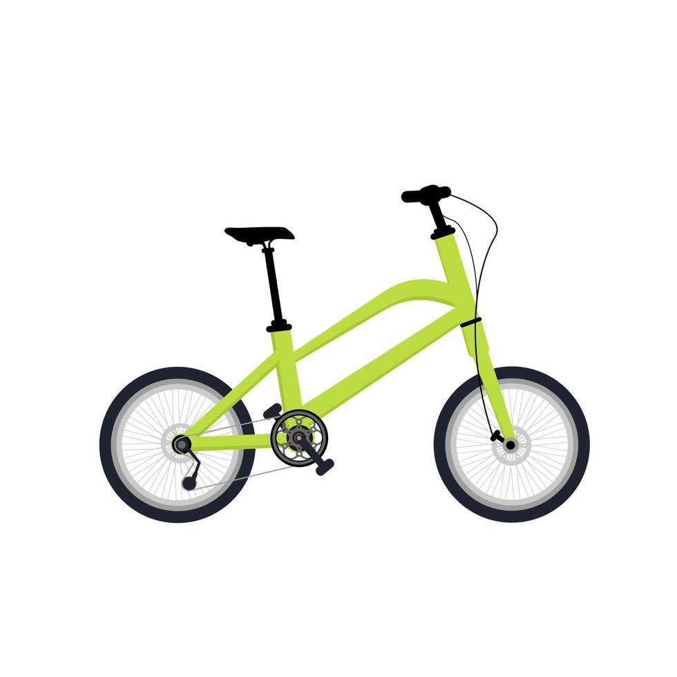 bicycle flat design style vector illustration