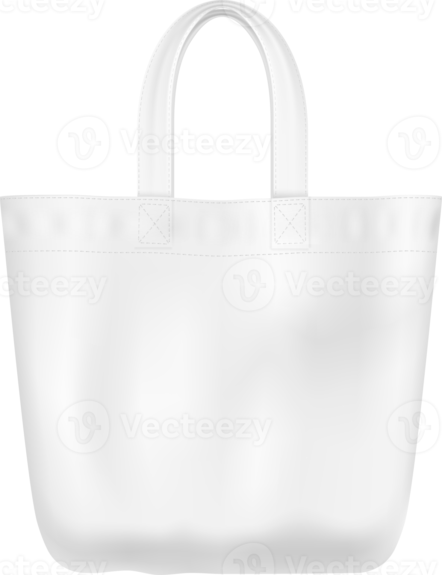 Textile white tote bag 11421465 PNG