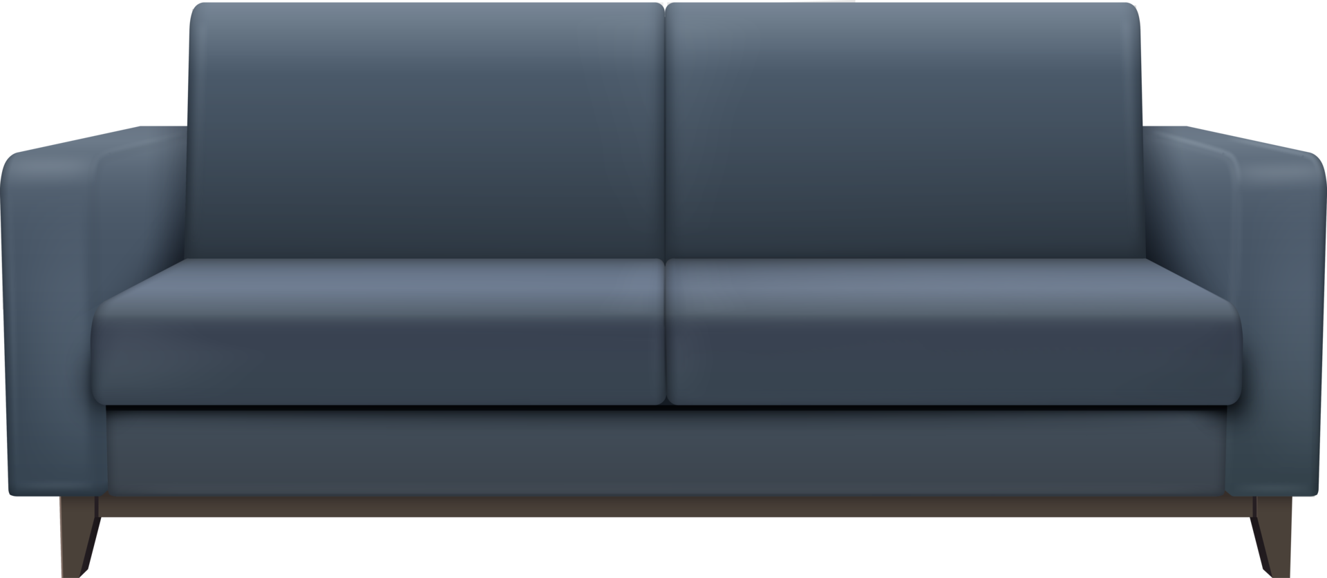 sofá moderno realista cinza 11421477 PNG
