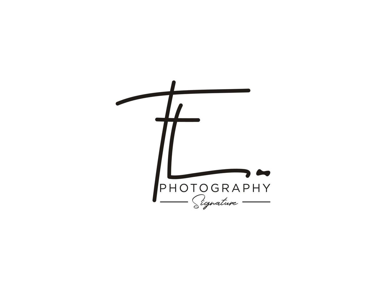 Letter TT Signature Logo Template Vector