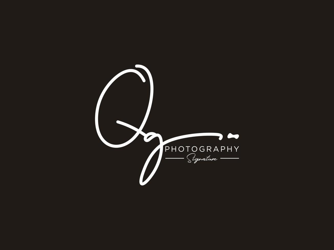 Letter QG Signature Logo Template Vector