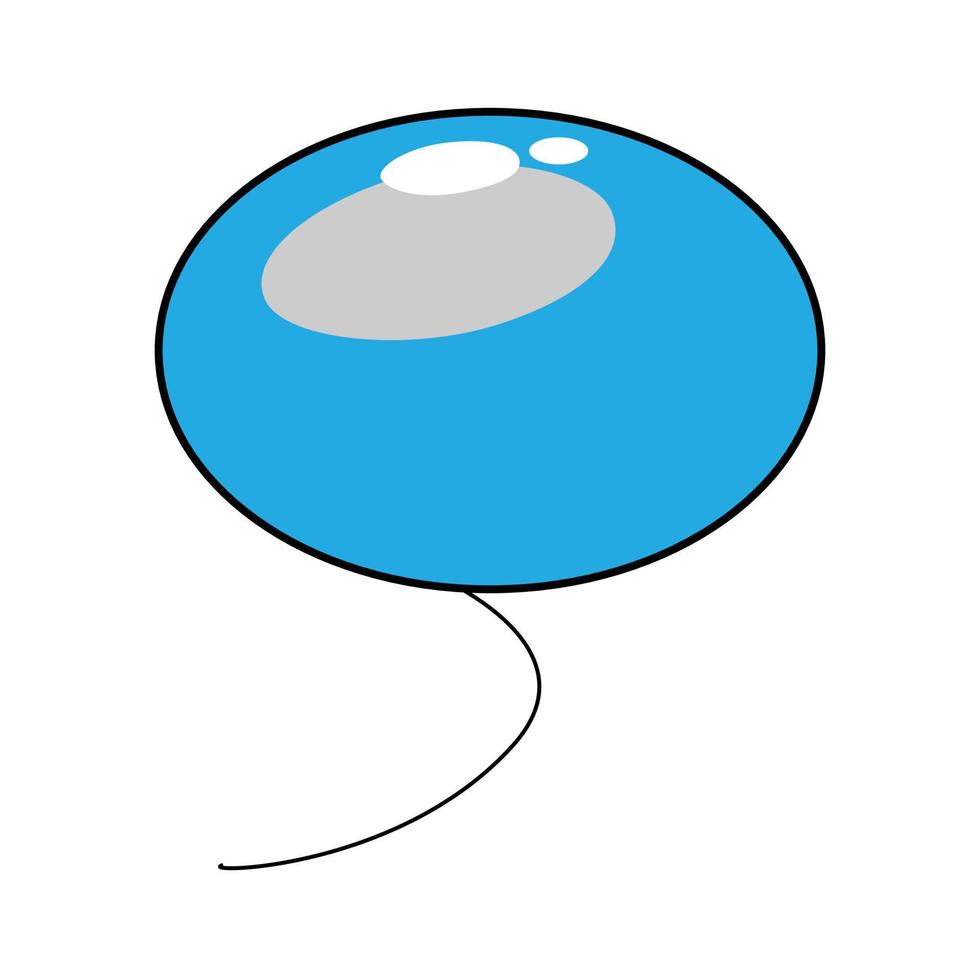 Colorful vector illustration bubble icon