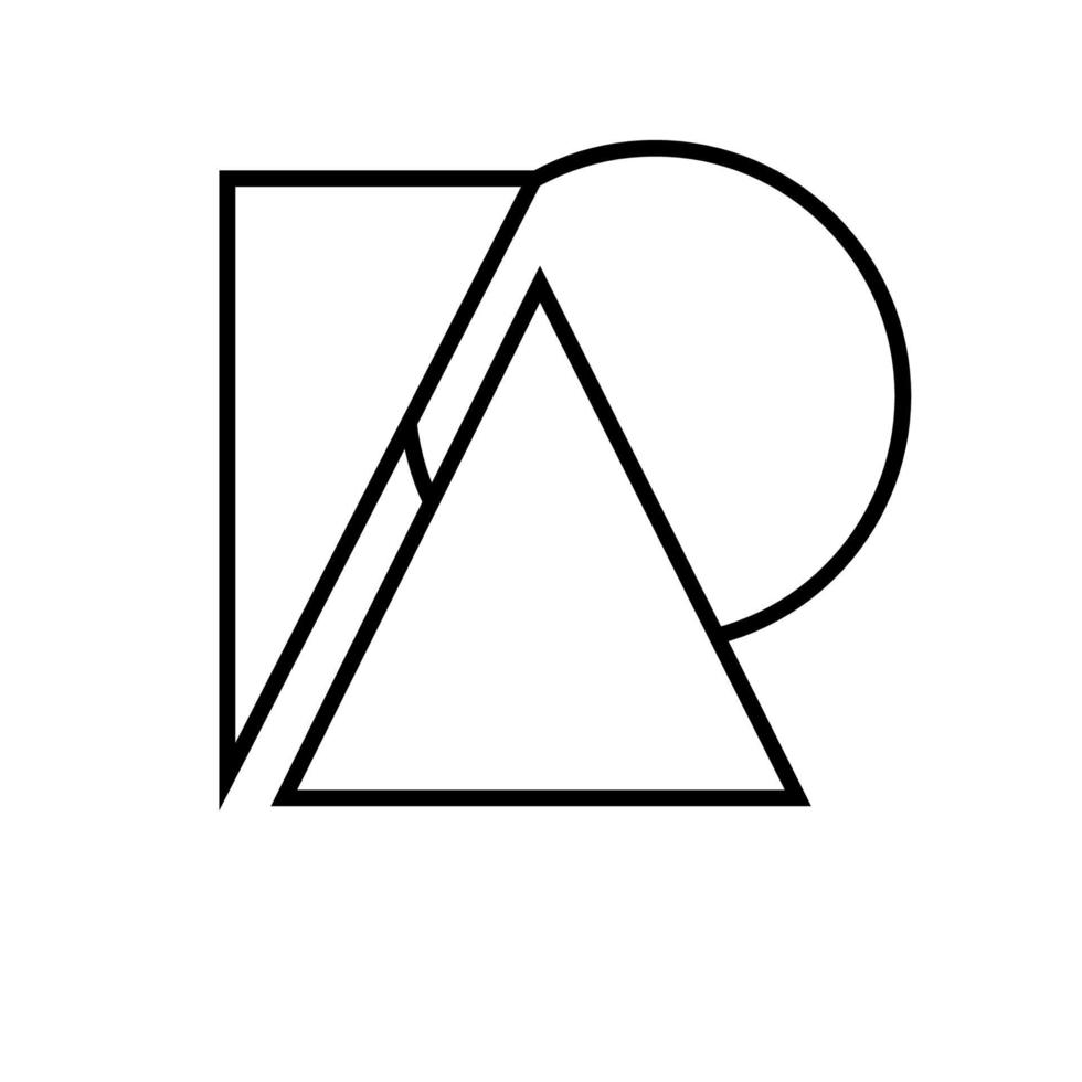 logotipo plantilla vector retangle