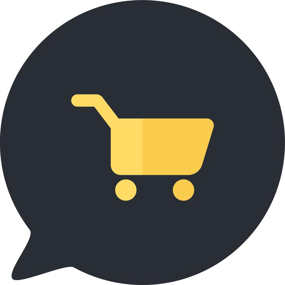Shopping cart internet website button icon vector