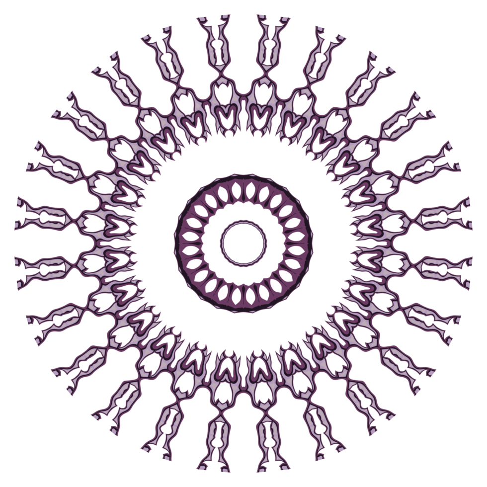 Mandala pattern ornament png