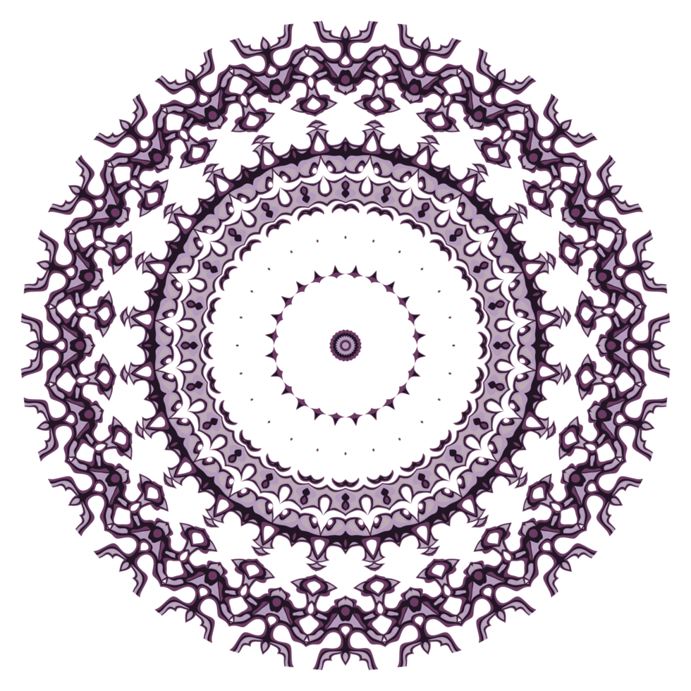 Mandala pattern ornament png