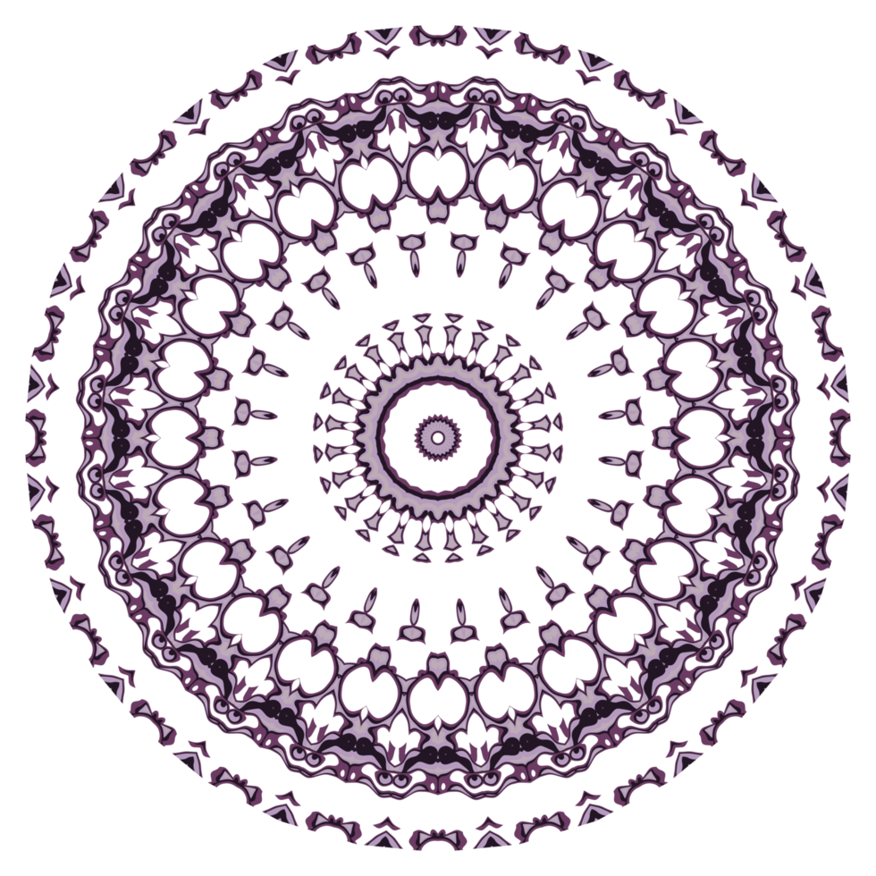 Mandala pattern ornament png