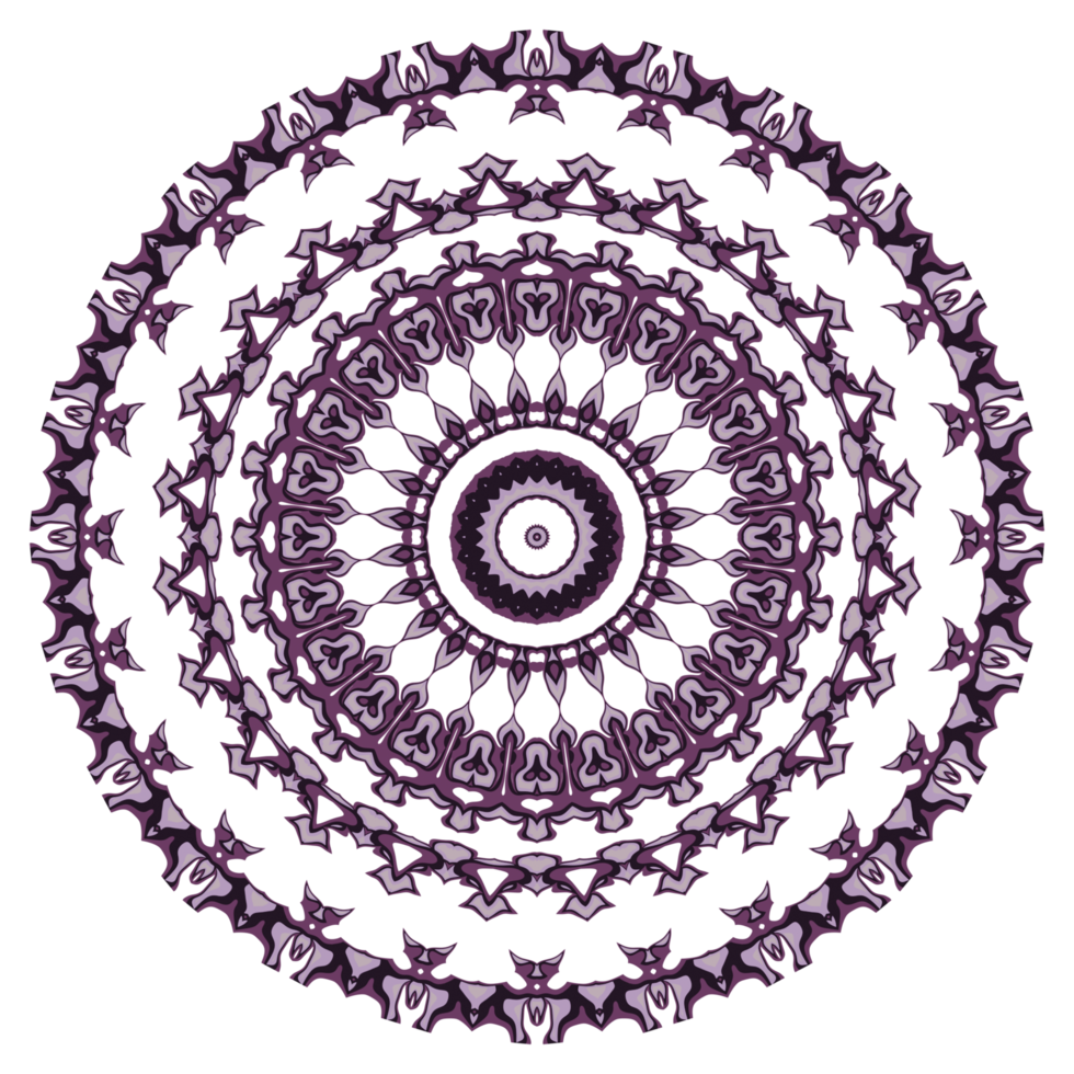 Mandala pattern ornament png