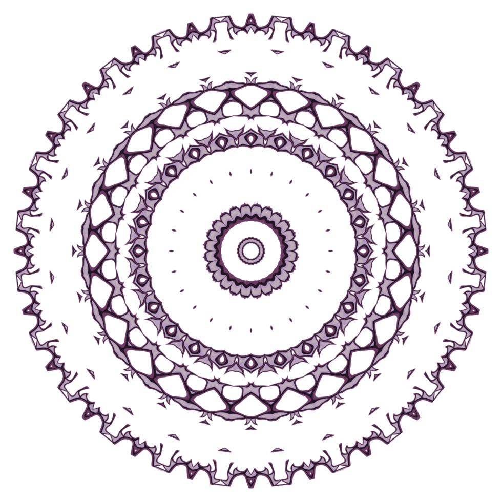 Mandala pattern ornament png