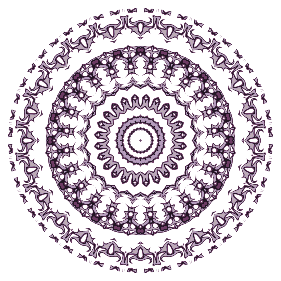 Mandala pattern ornament png