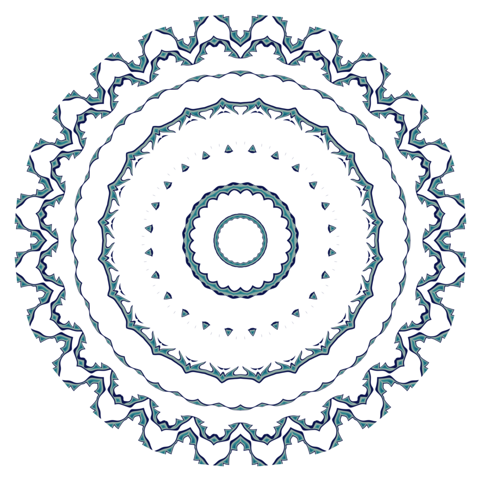 Abstract mandala pattern with circular shape png