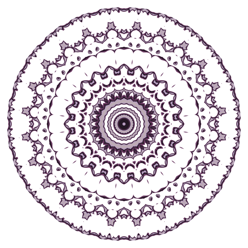 Mandala pattern ornament png