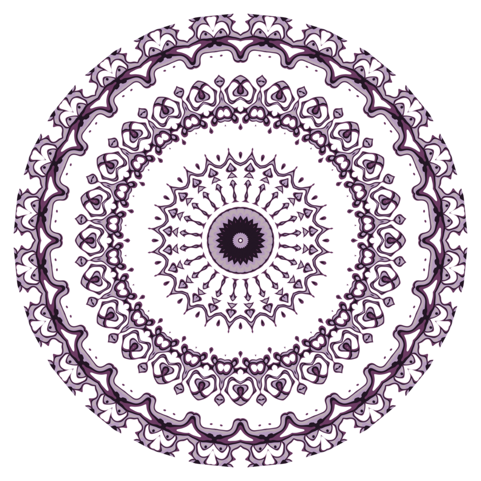 ornamento a motivo mandala png