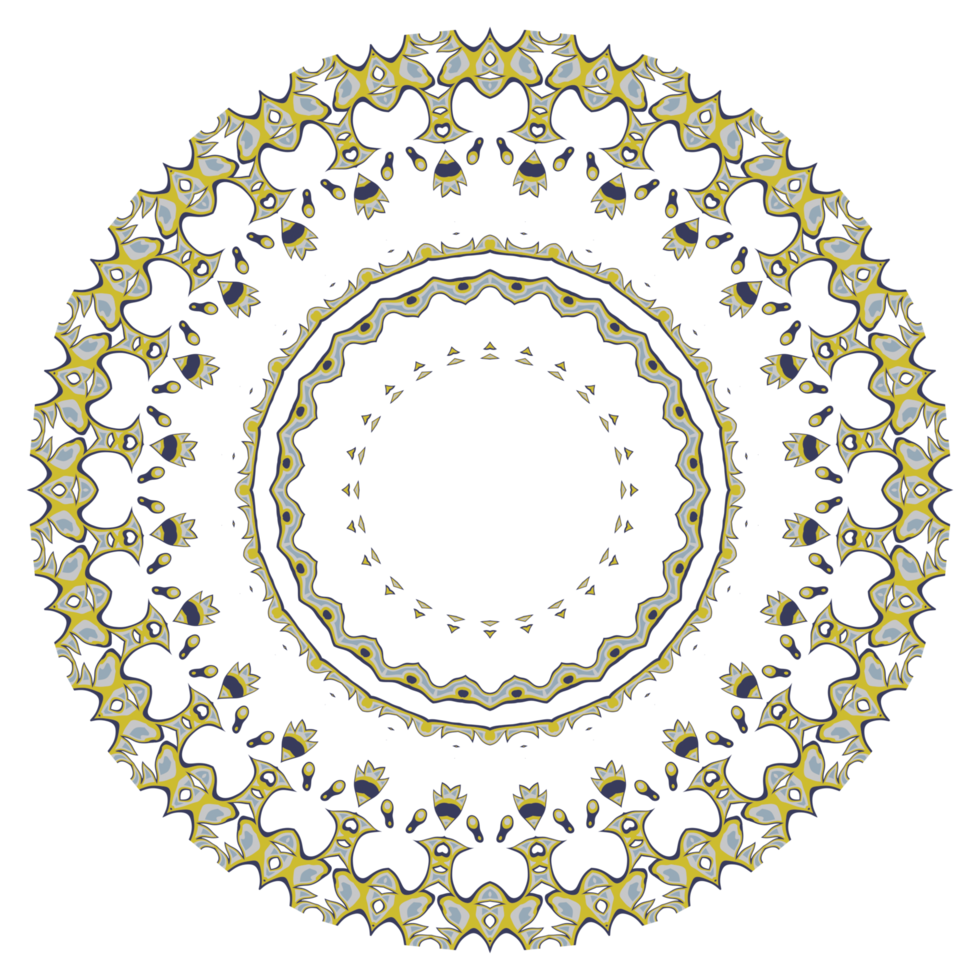 Mandala pattern decoration png