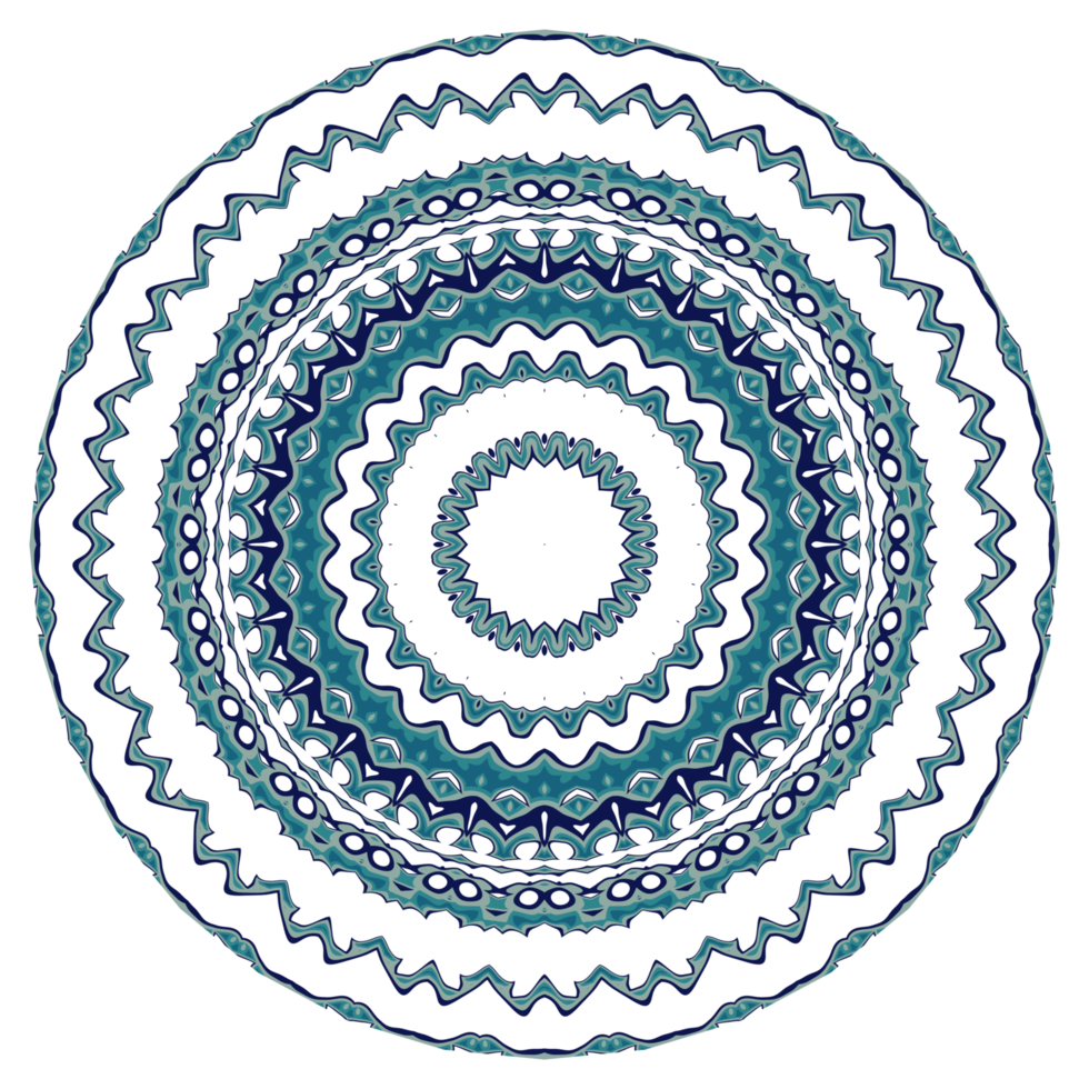 Abstract mandala pattern with circular shape png