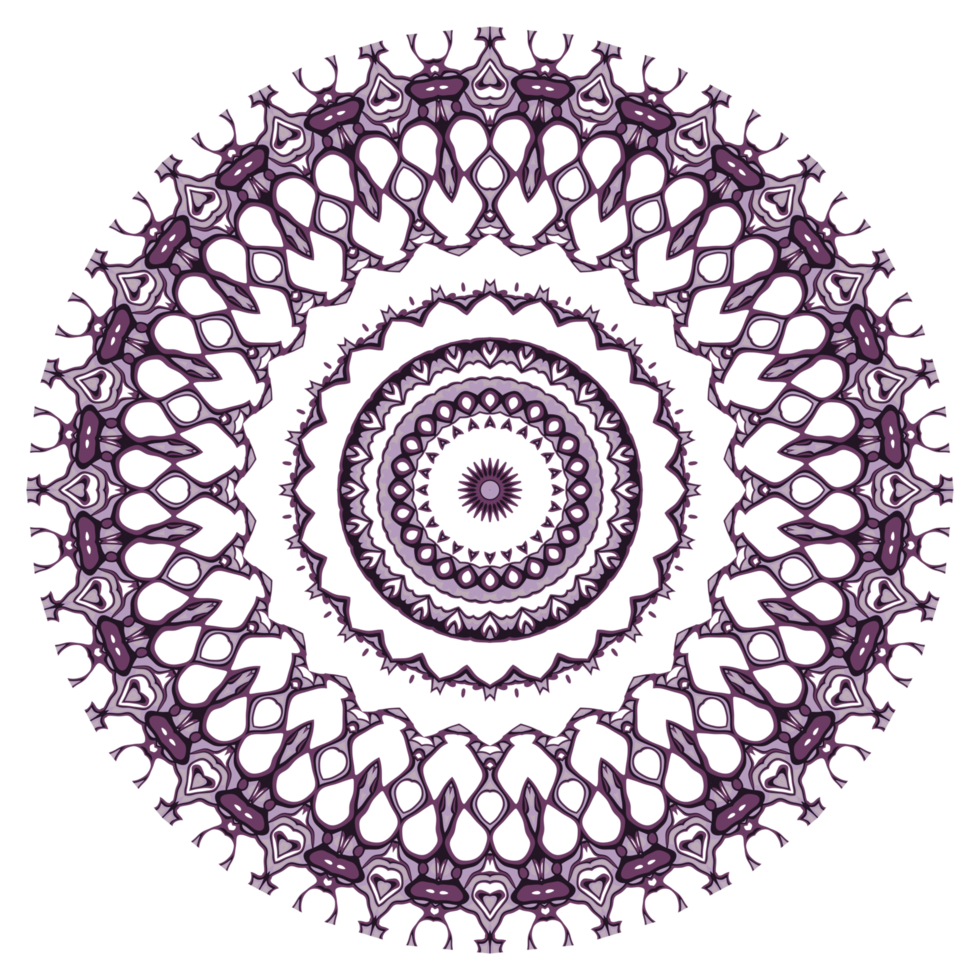 mandala mönster prydnad png