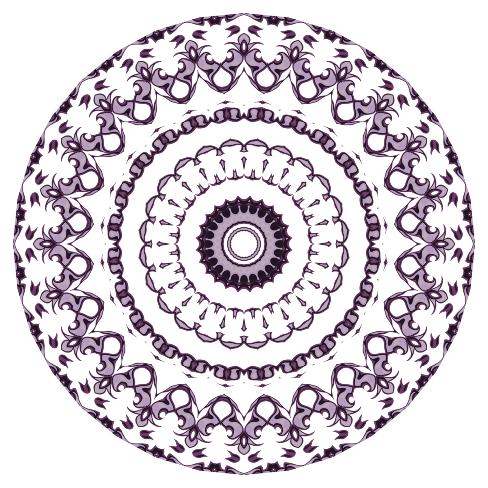 ornamento a motivo mandala png