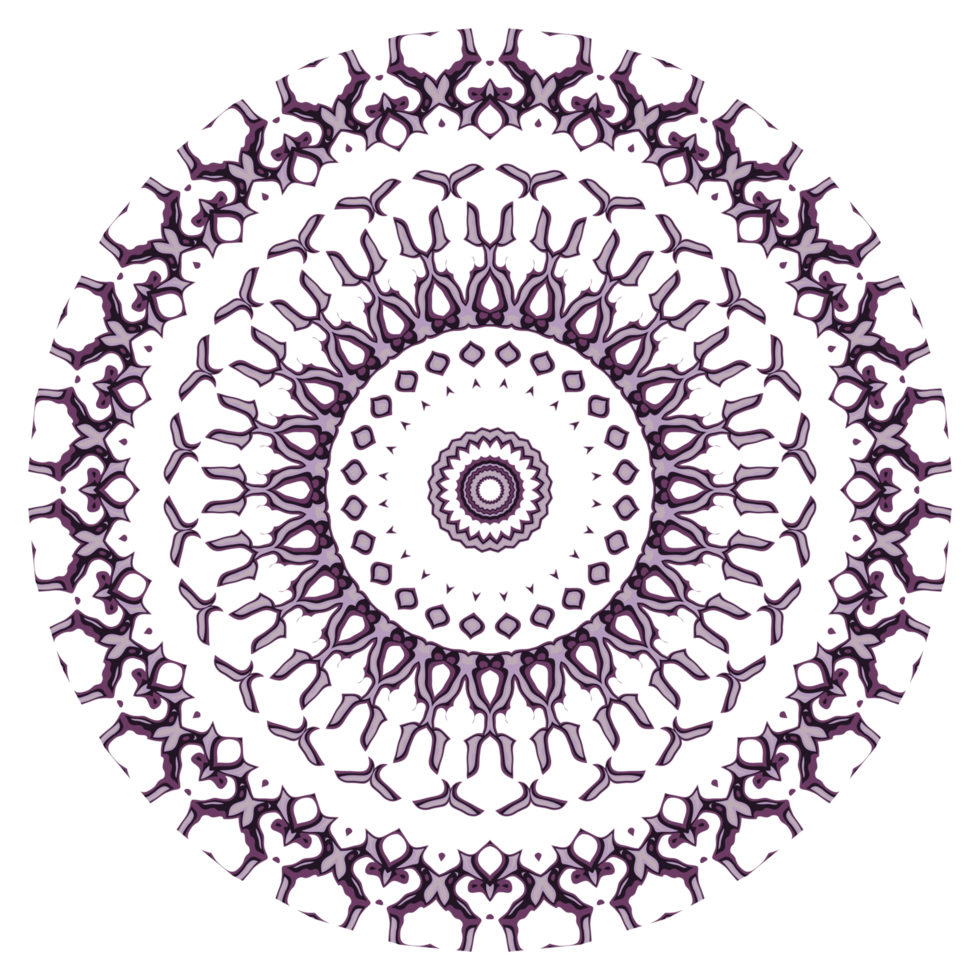 mandala mönster prydnad png